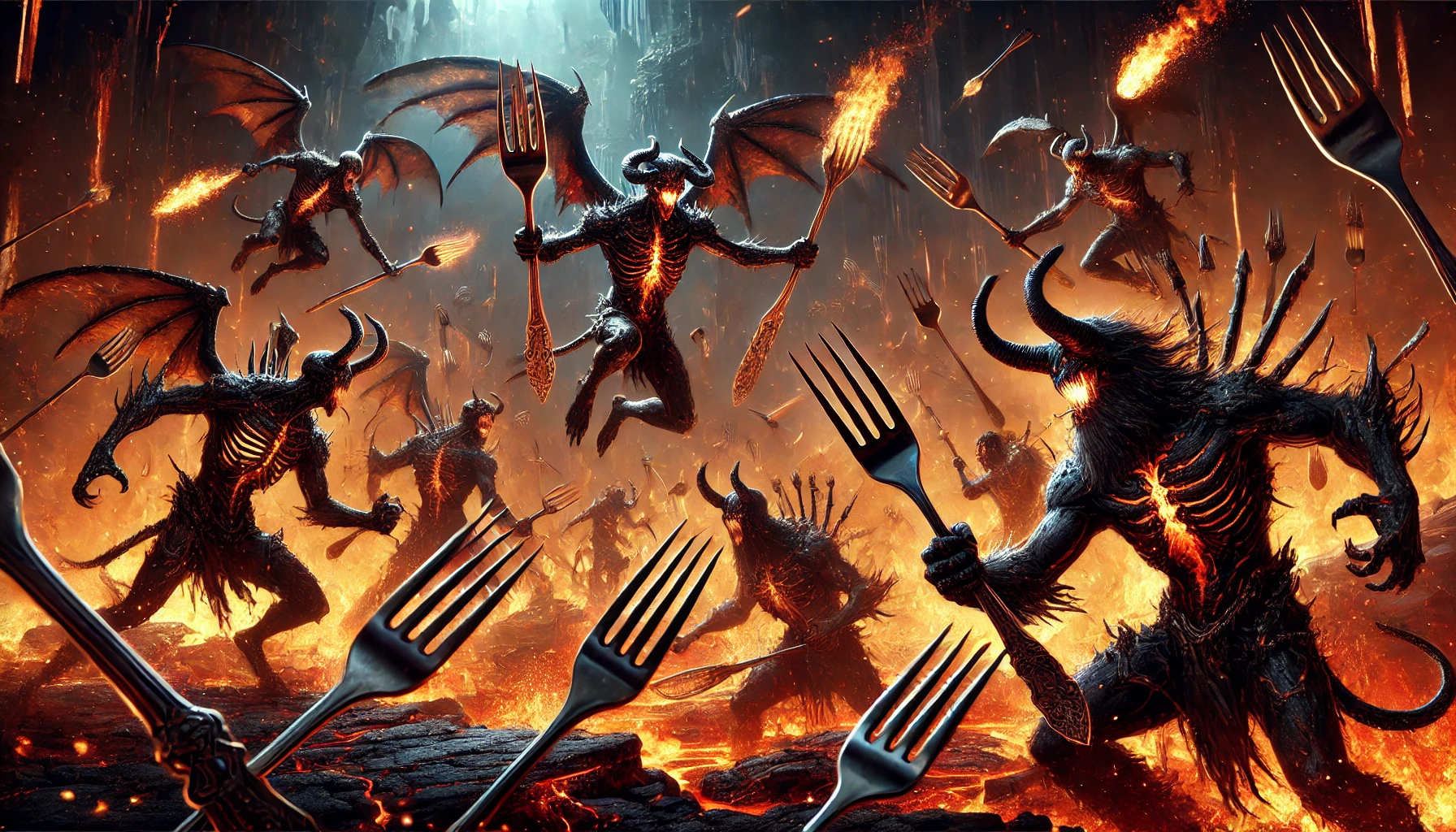 The Great Demon Fork Battle