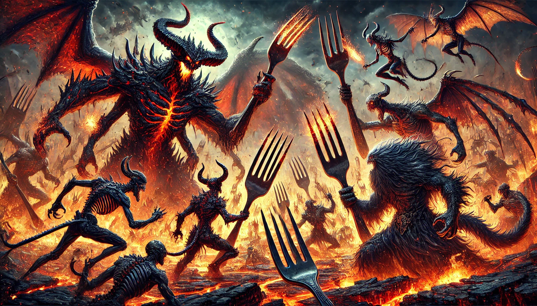 The Great Demon Fork Battle